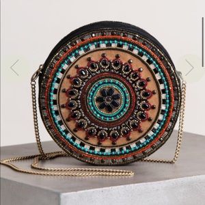 Beaded Canteen Shoulder Bag